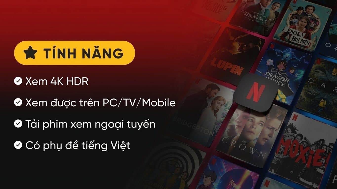 Netflix Premium - Tài khoản 2