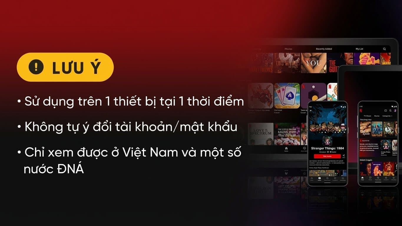 Netflix Premium - Tài khoản 3
