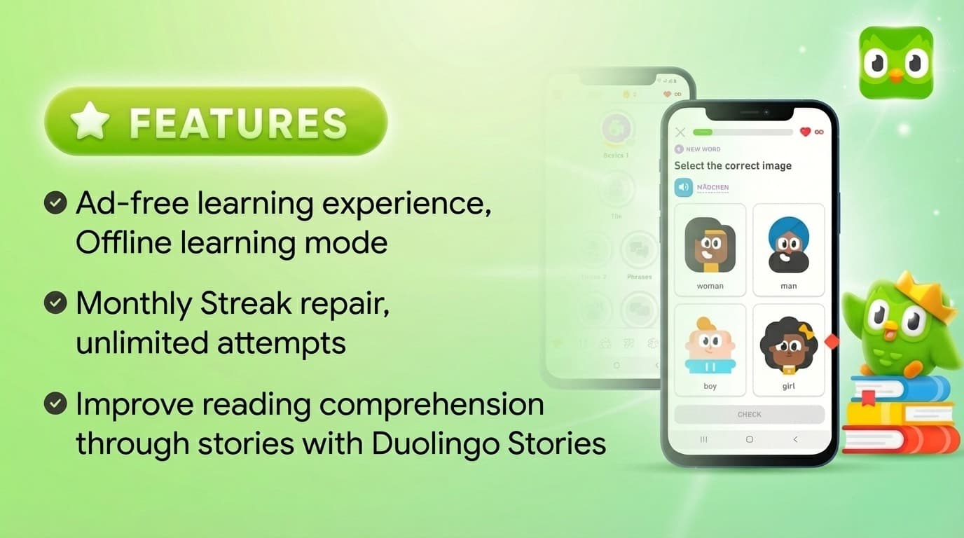 Duolingo Super - Official renewal 2