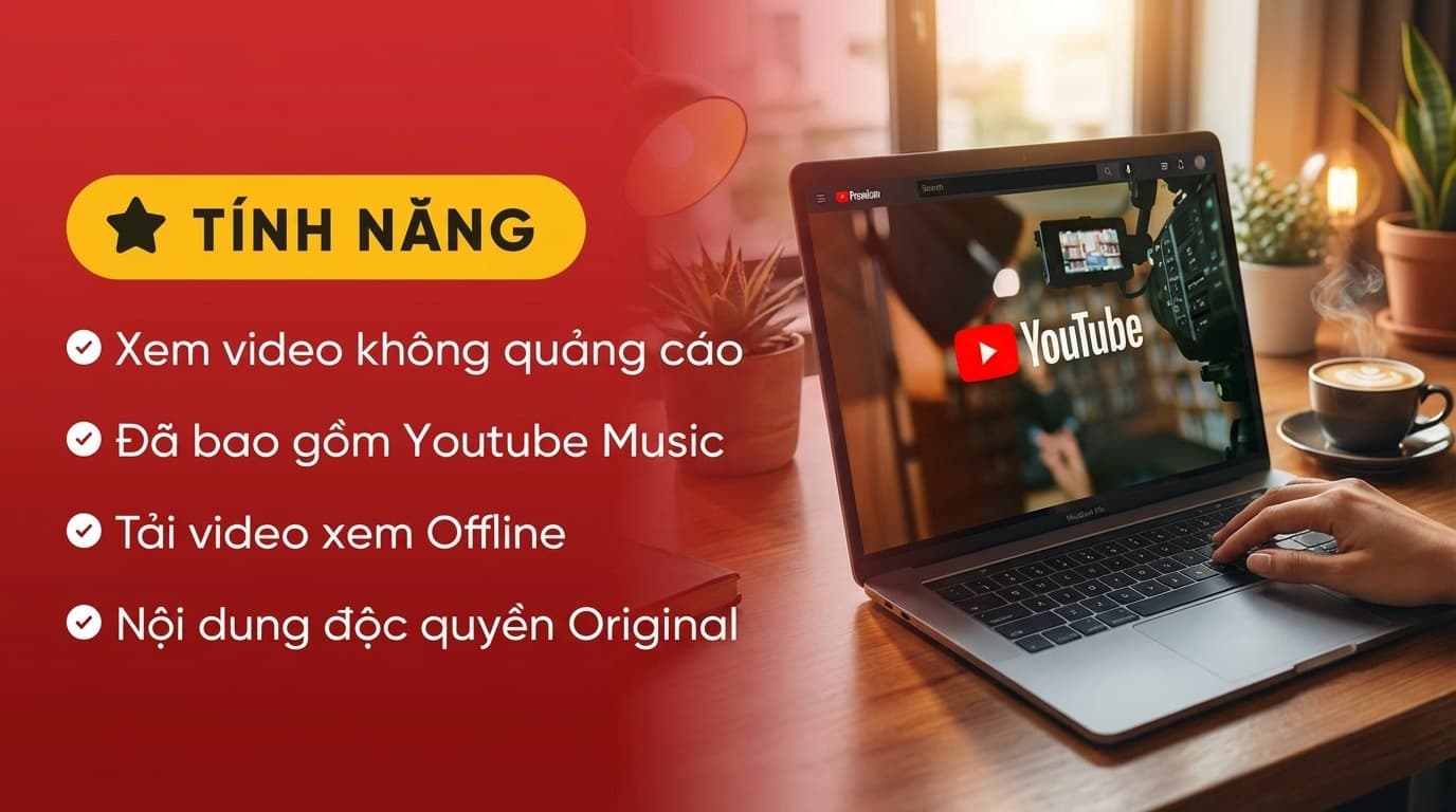 YouTube Premium + YouTube Music - Gia hạn chính chủ 2